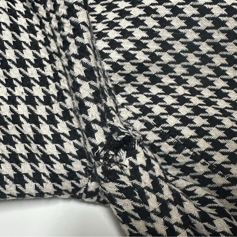 Y2K Urban Outfitters Tulle Houndstooth Double Breasted Princess Pea Coat Jacket - Picture 9 of 9